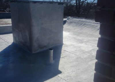 The difference a new coating can make.